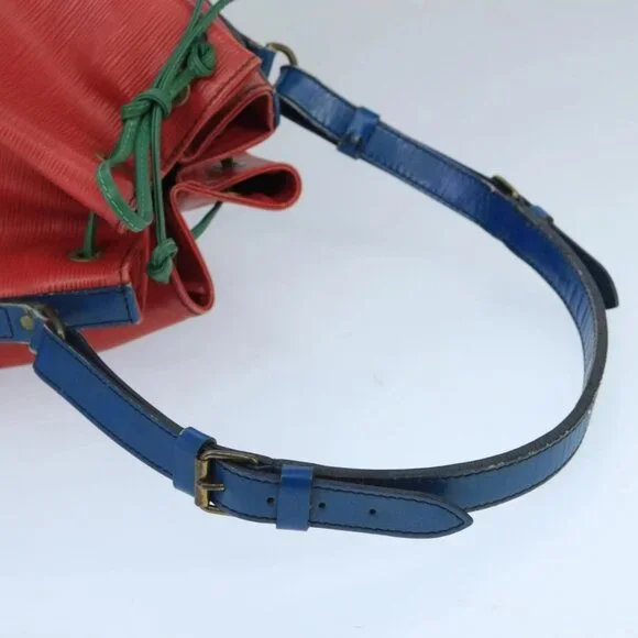 LOUIS VUITTON Epi Toriko Color Noe ShoulderBag Red Blue Green M44084 Auth 99059